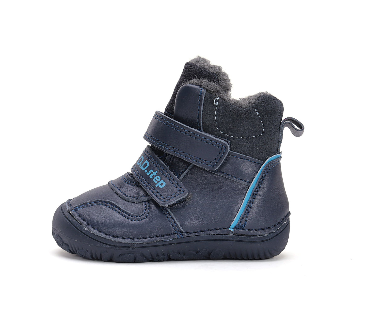 D.D.Step Kisfiú Barefoot Bélelt bokacipő (W073-42814A)