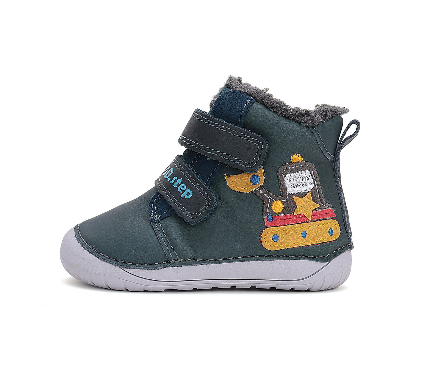 D.D.Step Kisfiú Barefoot Bélelt bokacipő (W070-42154)