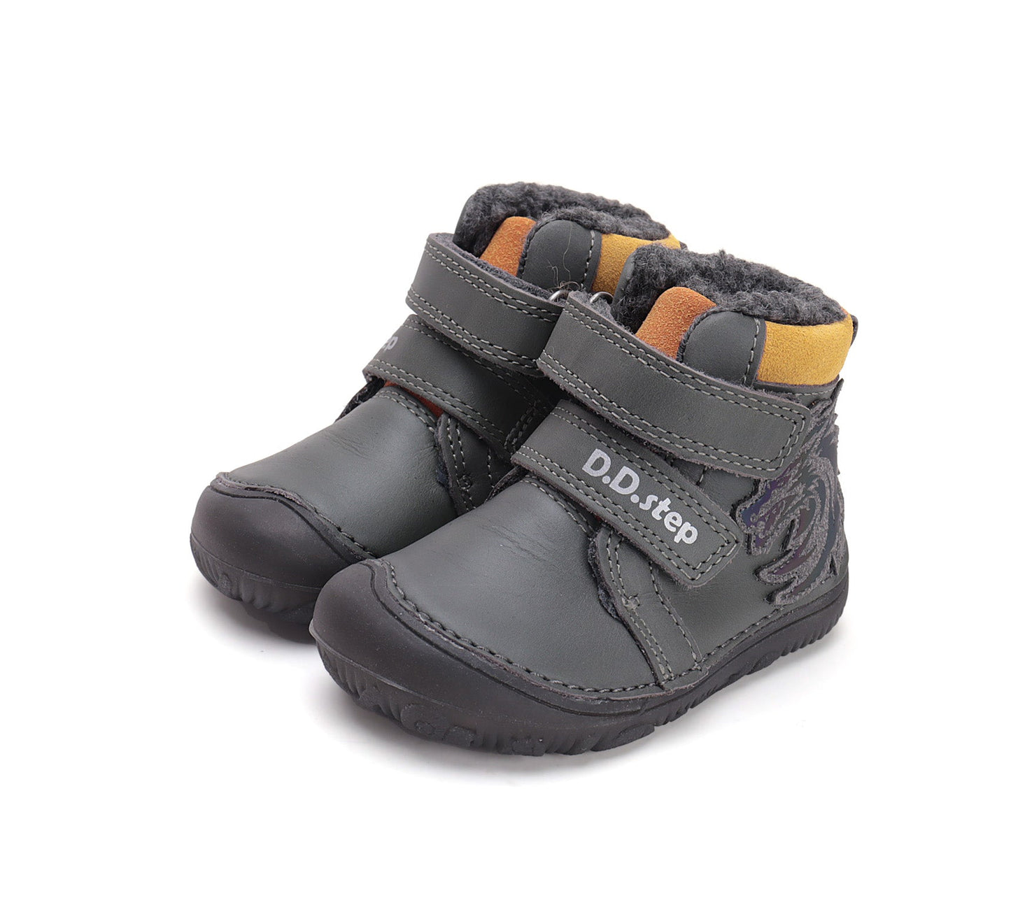 D.D.Step Kisfiú Barefoot Bélelt bokacipő (W073-42488A)