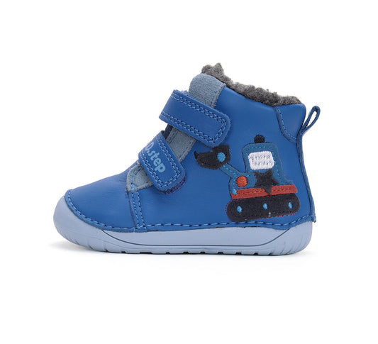 D.D.Step Kisfiú Barefoot Bélelt bokacipő (W070-42154A)