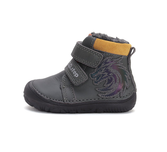 D.D.Step Kisfiú Barefoot Bélelt bokacipő (W073-42488A)