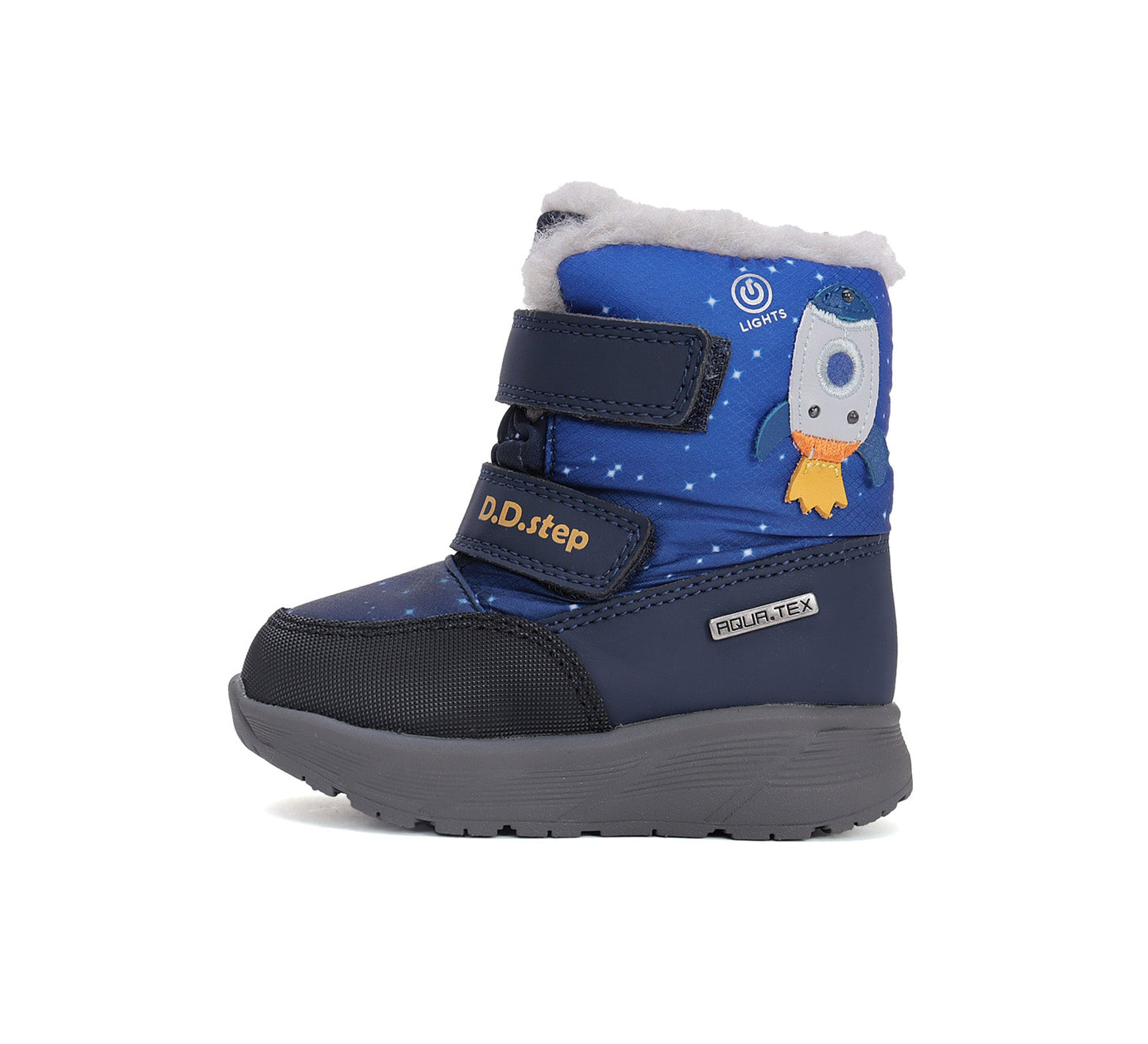 D.D.Step Kisfiú Vízálló + világító Vízálló cipő (P083-42624)