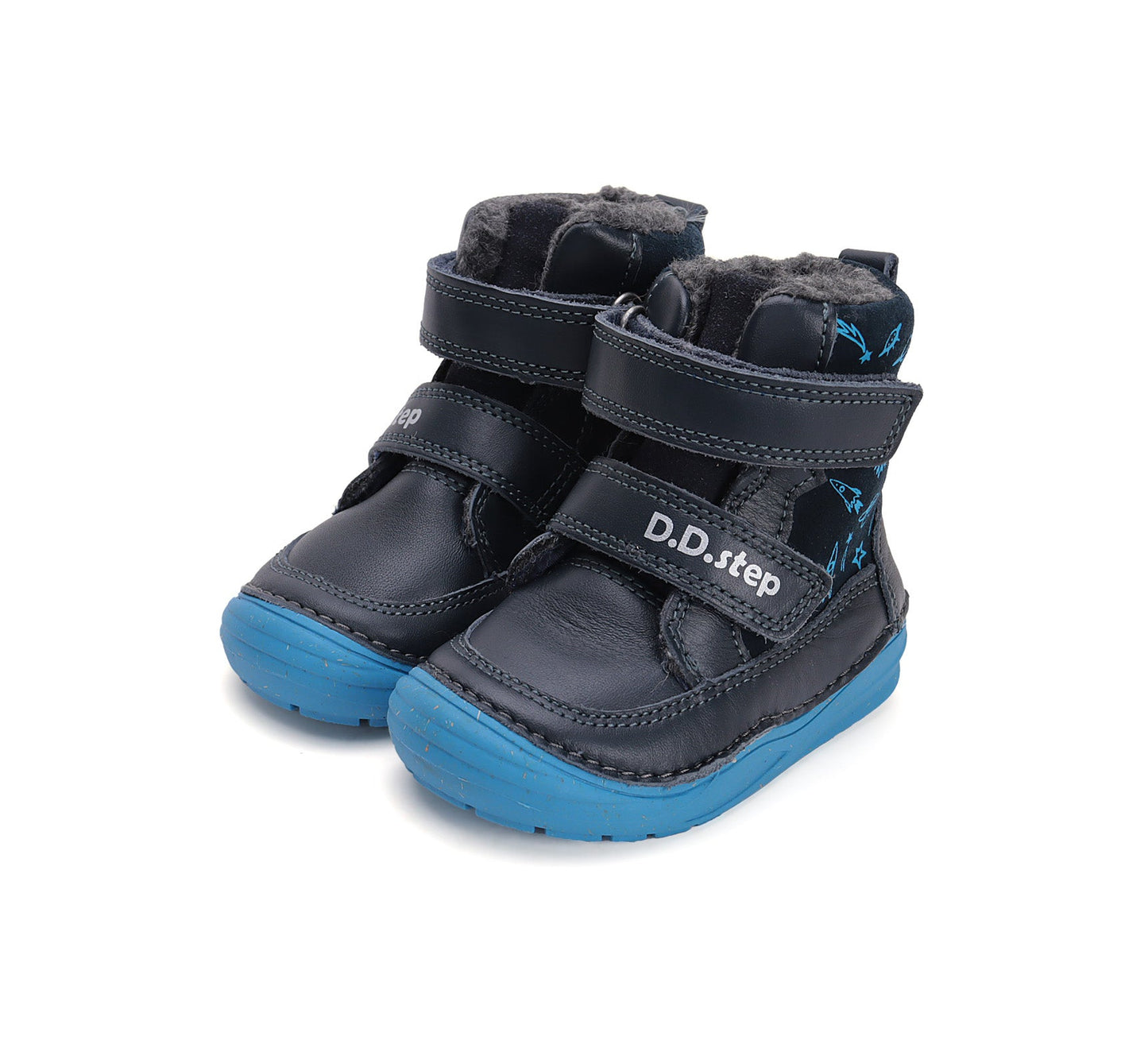 D.D.Step Kisfiú Bélelt bokacipő (W071-42680B)