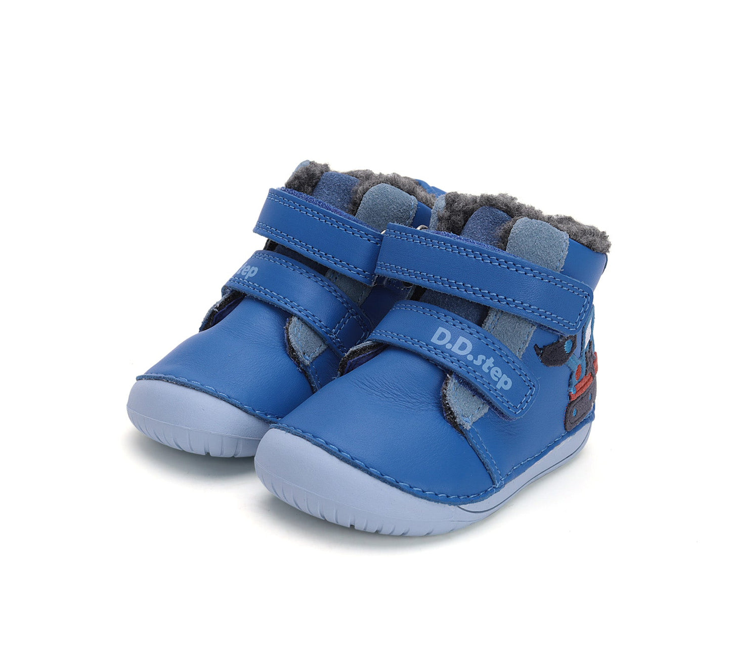 D.D.Step Kisfiú Barefoot Bélelt bokacipő (W070-42154A)