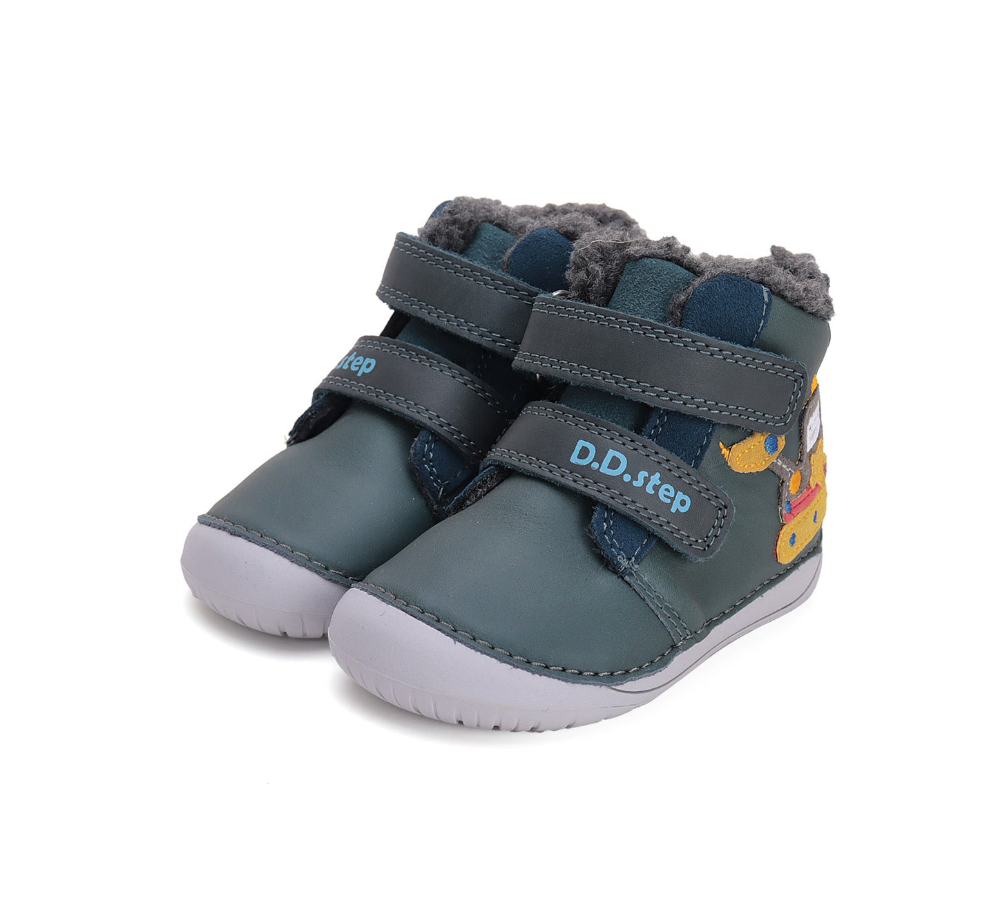 D.D.Step Kisfiú Barefoot Bélelt bokacipő (W070-42154)