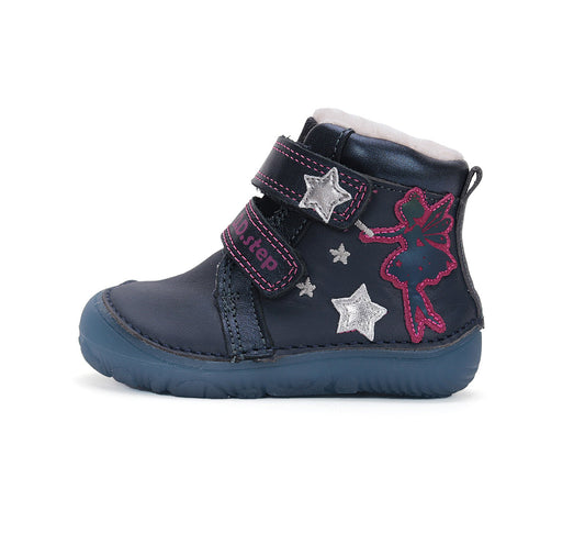 D.D.Step Kislány Barefoot Bélelt bokacipő (W073-42766)