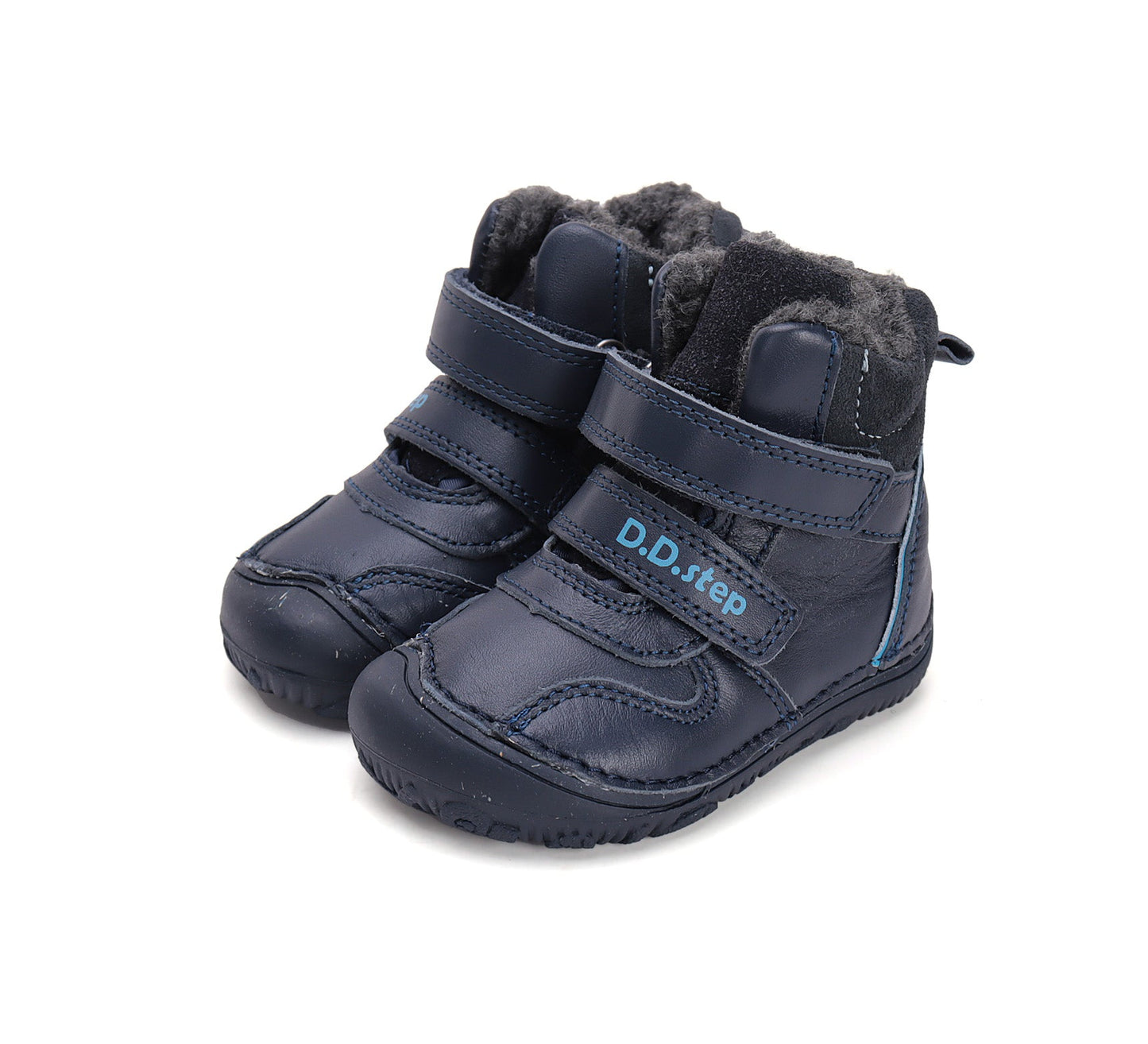 D.D.Step Kisfiú Barefoot Bélelt bokacipő (W073-42814A)